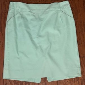J.Crew Pencil Skirt in Mint Green